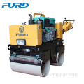 equipamento de compactação compactador de rolo de mão com tambor duplo de 800 kg (FYL-800CS)